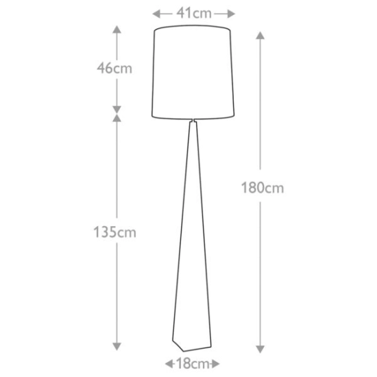 Lampa podłogowa Ascent – 1 źródło światła – Polerowany nikiel ASCENT-FL-PN Elstead Lighting
