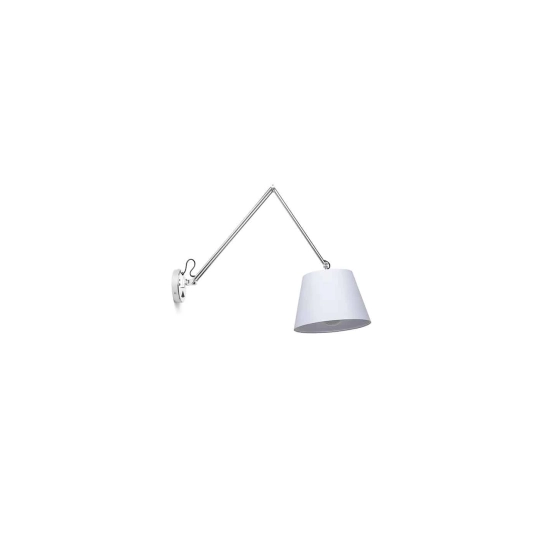 ASHLEY ścienna biała chrom 230V E27 42W R12482 Rendl light studio