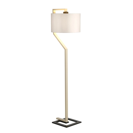 kinkiecik.pl Lampa podłogowa Axios – 1 źródło światła – Kość słoniowa AXIOS-FL-IVORY Elstead Lighting