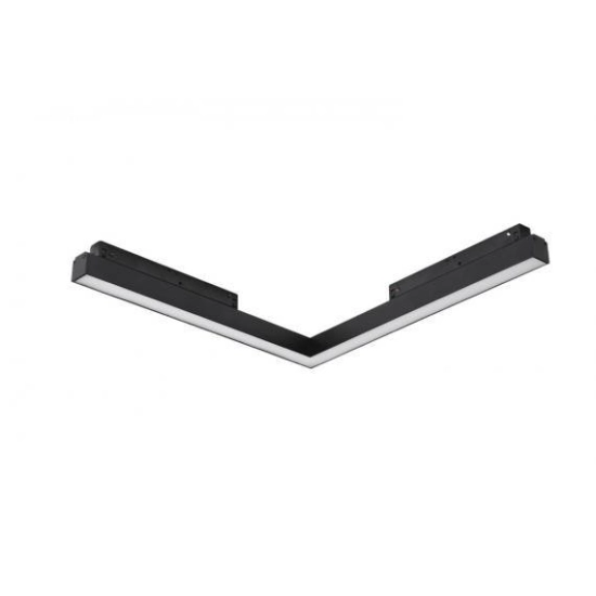 ALFA SAGA II TRACK MAGNETIC CORNER A 25W 3000K BK AZ5496 AZZARDO
