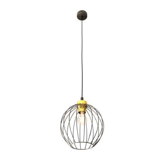 Lampa wisząca NANDO 1 BL GOLD 1368/1 EMIBIG Lighting - zdjęcie produktu
