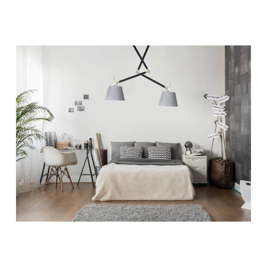 Lampa wisząca ZYTA 2 S PENDANT złota AZ4191+AZ2601+AZ2601 śr.26cm AZZARDO