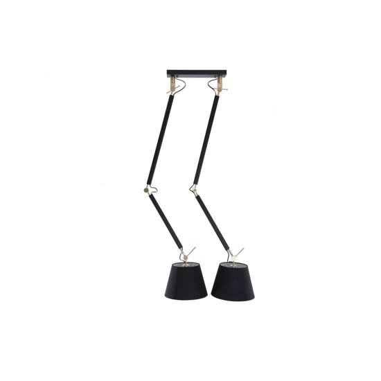Lampa wisząca ZYTA 2 S PENDANT złota AZ4191+AZ2597+AZ2597 śr.20cm AZZARDO