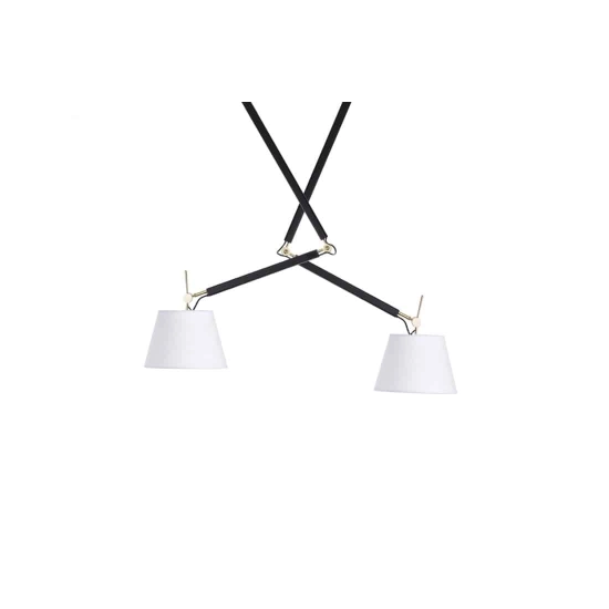Lampa wisząca ZYTA 2 S PENDANT złota AZ4191+AZ2602+AZ2602 śr.26cm AZZARDO