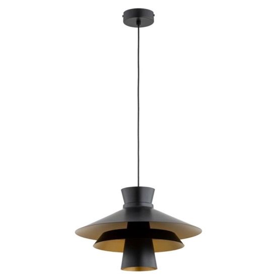 Lampa wisząca Celeste 1xE27 czarna 61652 ALFA