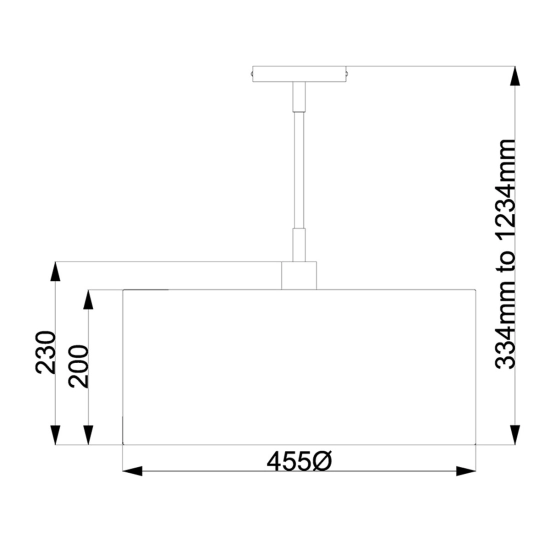 Lampa wisząca Balance – 1 źródło światła – Brązowa / Polerowany mosiądz BALANCE-P-BRPB Elstead Lighting