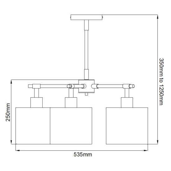 Żyrandol Balance – 5 źródeł światła – Biel i polerowany nikiel BALANCE5-WPN Elstead Lighting