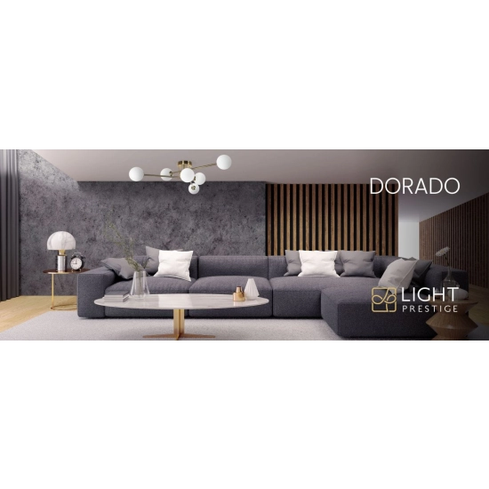 Lampa sufitowa złota DORADO 6 LP-002/6C LIGHT PRESTIGE