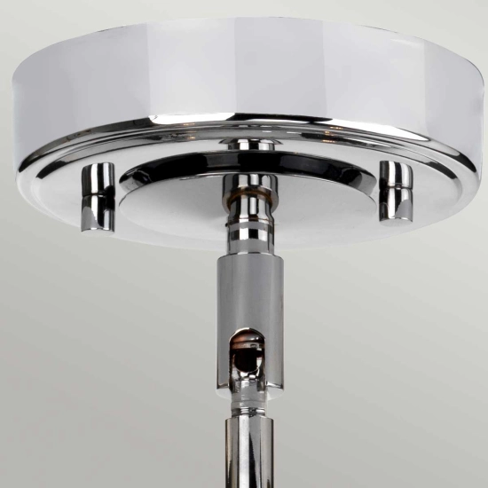 Lampa wisząca Agatha – 3 źródła światła – Polerowany chrom BATH-AGATHA3P-PC Elstead Lighting