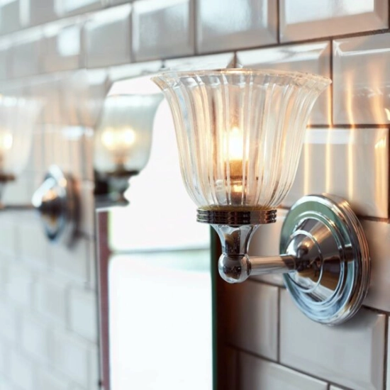 Kinkiet Austen – 1 źródło światła – Polerowany chrom BATH-AUSTEN1-PC Elstead Lighting
