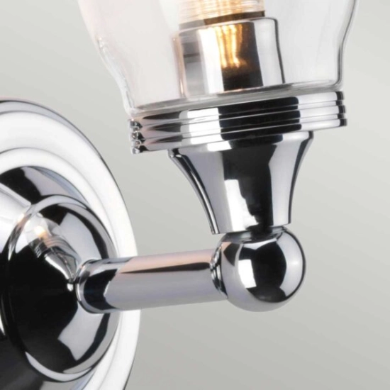 Kinkiet Austen – 1 źródło światła – Polerowany chrom BATH-AUSTEN2-PC Elstead Lighting