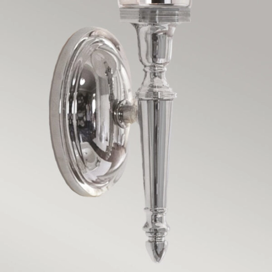 Kinkiet Dryden – 1 źródło światła- Polerowany chrom BATH-DRYDEN2-PC Elstead Lighting