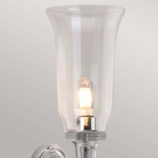 Kinkiet Dryden – 1 źródło światła- Polerowany chrom BATH-DRYDEN2-PC Elstead Lighting