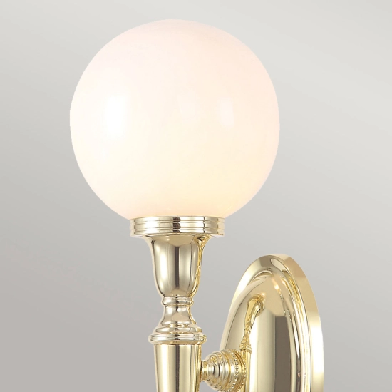 Kinkiet Dryden – 1 źródło światła – Polerowany mosiądz BATH-DRYDEN4-PB Elstead Lighting