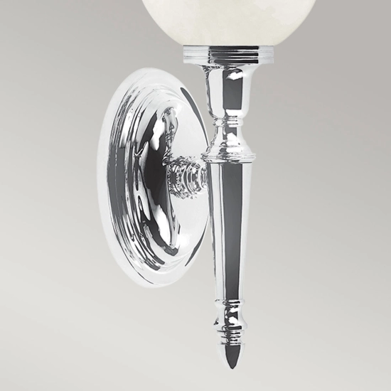 Kinkiet Dryden – 1 źródło światła – Polerowany chrom BATH-DRYDEN4-PC Elstead Lighting