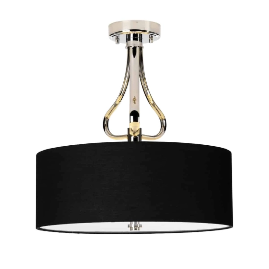 kinkiecik.pl Półplafon Falmouth – 3 źródła światła – Polerowany chrom BATH-FALMOUTH-SF-PC Elstead Lightnig