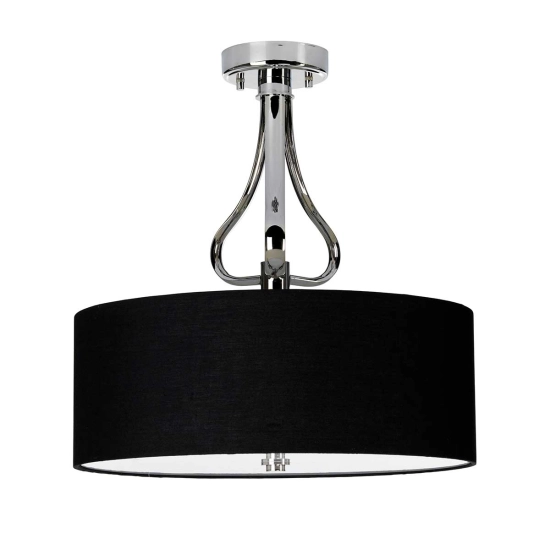 Półplafon Falmouth – 3 źródła światła – Polerowany chrom BATH-FALMOUTH-SF-PC Elstead Lighting