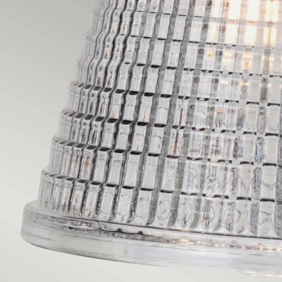 Kinkiet Gunnis – 1 źródło światła – Polerowany chrom BATH-GUNNIS1-PC Elstead Lighting