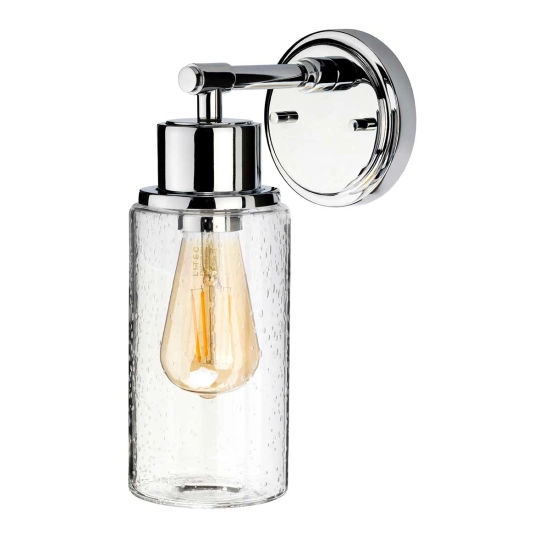 Kinkiet Morvah – 1 źródło światła – Polerowany chrom BATH-MORVAH1-PC Elstead Lighting