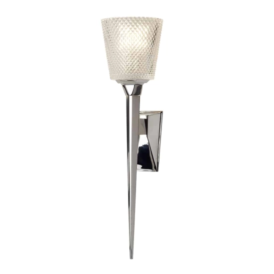 kinkiecik.pl Kinkiet Verity – 1 źródło światła – Polerowany chrom BATH-VERITY-PC Elstead Lightnig