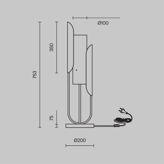 Lampa stołowa Table Lamp Сipresso Z014TL-01G Maytoni - zdjęcie dodatkowe 8