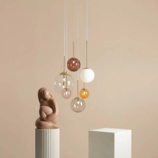 LAMPA WISZĄCA BOSSO 6 RING MULTICOLOUR 1119K40_R Aldex - zdjęcie dodatkowe 1