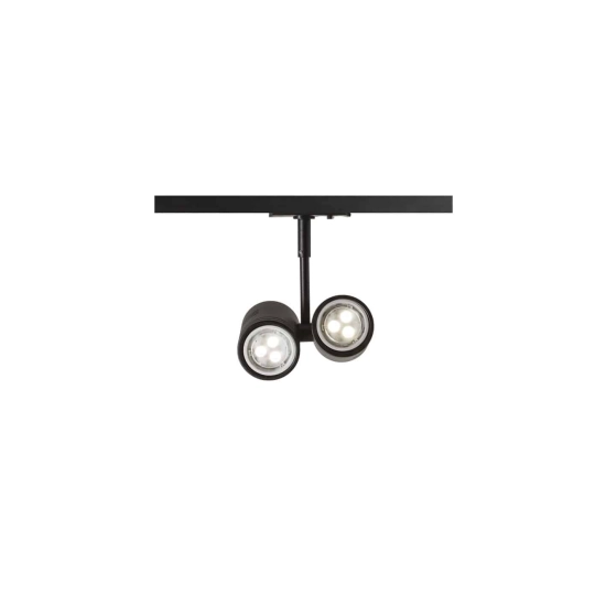 BEEBA II do szyny 1-faz czarna 230V GU10 2x35W R12316 Rendl light studio