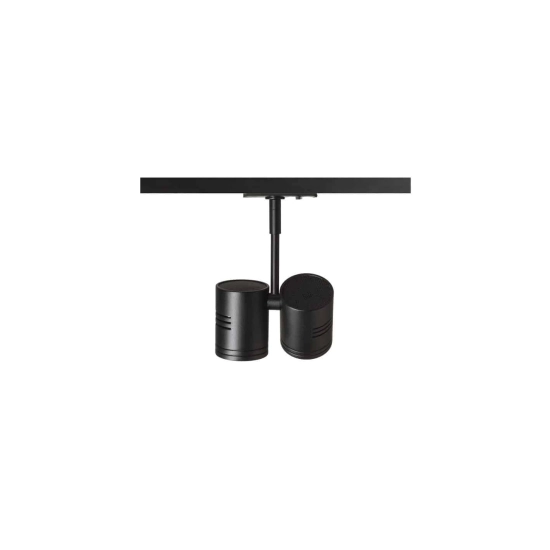 BEEBA II do szyny 1-faz czarna 230V GU10 2x35W R12316 Rendl light studio
