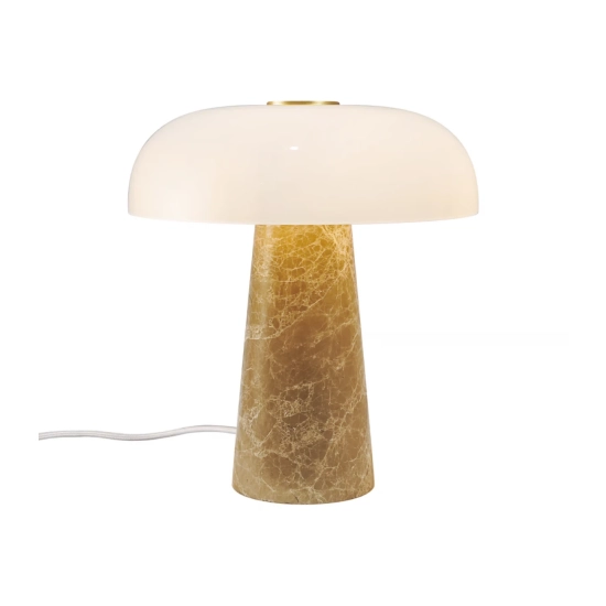 Beżowa lampa stołowa Glossy Mini- Design for the people, marmur 2520015009 Nordlux