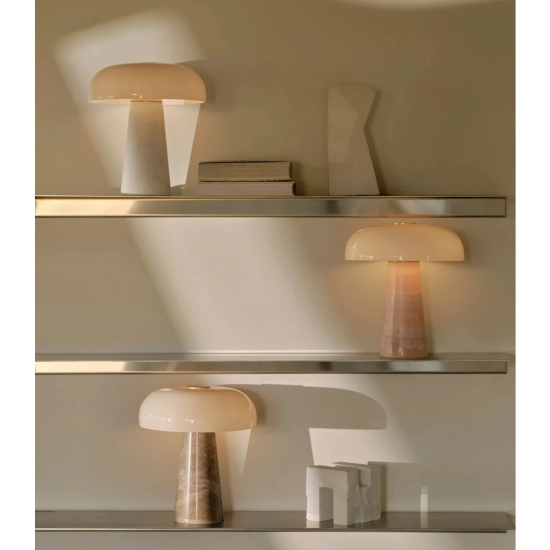 Różowa lampa stołowa Glossy Mini- Design for the people, marmur 2520015057 Nordlux