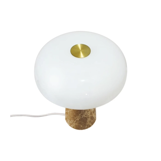 Beżowa lampa stołowa Glossy Mini- Design for the people, marmur 2520015009 Nordlux