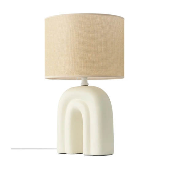Przenośna lampa stołowa Faye - DFTP, Moodmaker™, port USB, beżowa 2420155009