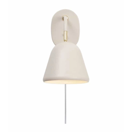 kinkiecik.pl Kinkiet regulowany klosz beżowy FLEUR 2112101001 Nordlux