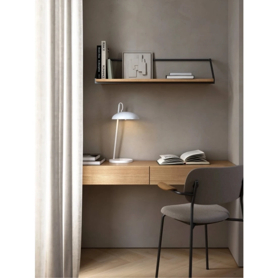 kinkiecik.pl Biała lampa biurkowa Versale - DFTP, metalowa 2220075001 Nordlux