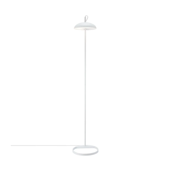 kinkiecik.pl Biała lampa podłogowa Versale - DFTP, metalowa 2220064001 Nordlux