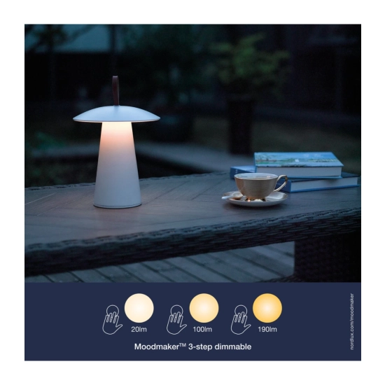 Lampa stołowa Ara To-Go 2 biały 2318245001 Nordlux
