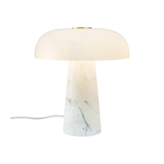 Biała lampa stołowa Glossy Mini- Design for the people, marmur 2520015001 Nordlux