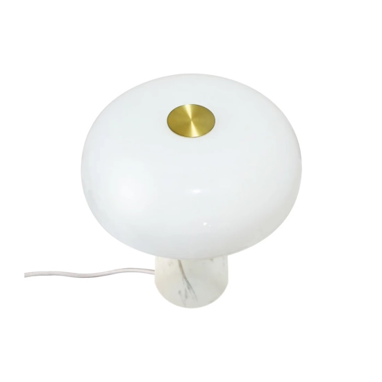 Biała lampa stołowa Glossy Mini- Design for the people, marmur 2520015001 Nordlux