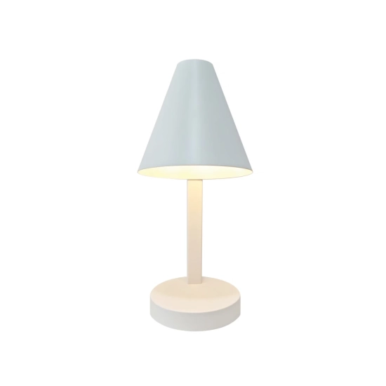 Biała lampa stołowa Wilmer port USB-C 2512305001 Nordlux