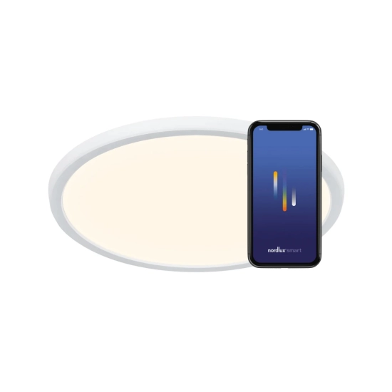 Biały plafon Oja 29 Smart IP20 Nordlux 2015036101