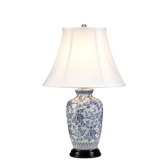 kinkiecik.pl Lampa stołowa Blue Ginger Jar – 1 źródło światła BLUE-G-JAR-TL Elstead Lighting