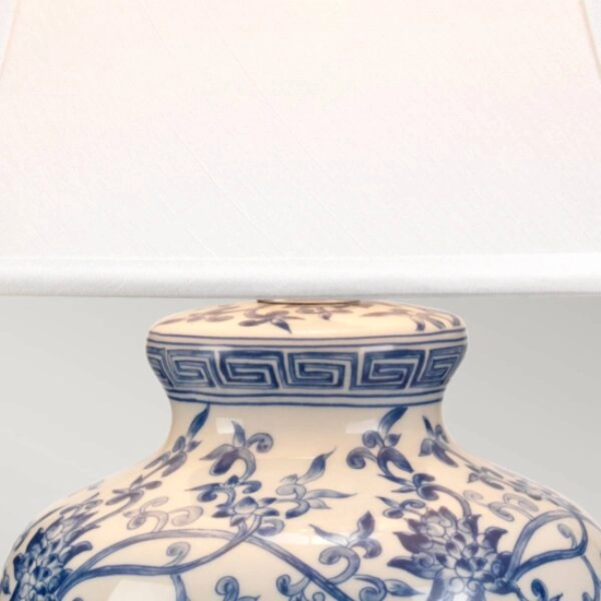 Lampa stołowa Blue Ginger Jar – 1 źródło światła BLUE-G-JAR-TL Elstead Lighting