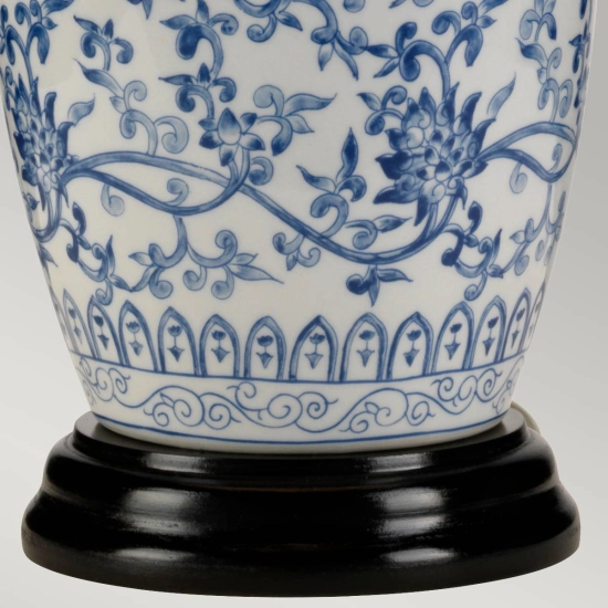 Lampa stołowa Blue Ginger Jar – 1 źródło światła BLUE-G-JAR-TL Elstead Lighting