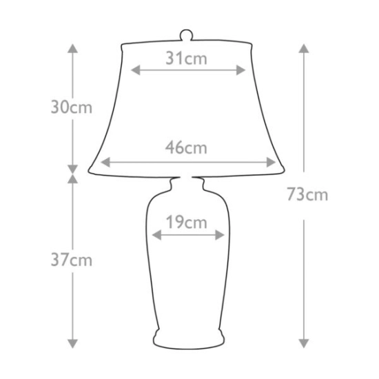 Lampa stołowa Blue Traditional – 1 źródło światła BLUE-TRAD-WP-TL Elstead Lighting