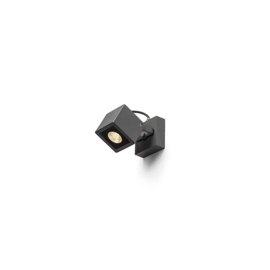 BORA ścienna antracyt 230V LED 6W 44° IP54 3000K R12578 Rendl light studio - zdjęcie produktu