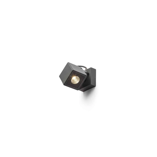 BORA ścienna antracyt 230V LED 6W 44° IP54 3000K R12578 Rendl light studio
