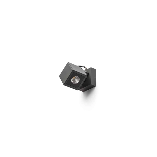 BORA ścienna antracyt 230V LED 6W 44° IP54 3000K R12578 Rendl light studio