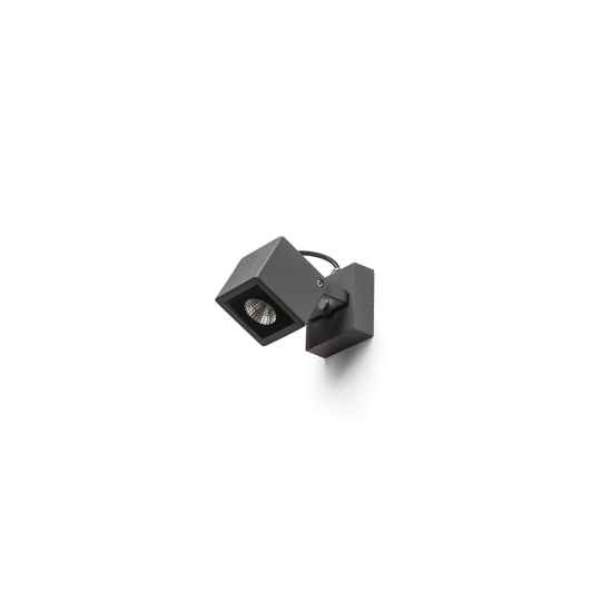 BORA ścienna antracyt 230V LED 6W 44° IP54 3000K R12578 Rendl light studio