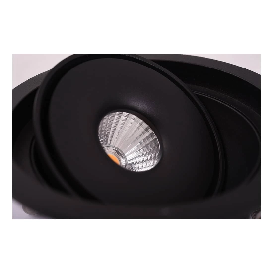 Oprawa stropowa Boston 1 Round czarny AZ3470 AZZARDO