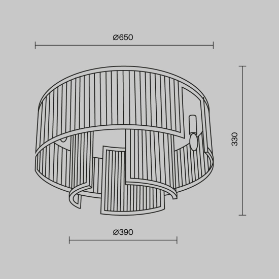 Lampa sufitowa Frame MOD174CL-09G Maytoni - zdjęcie dodatkowe 10